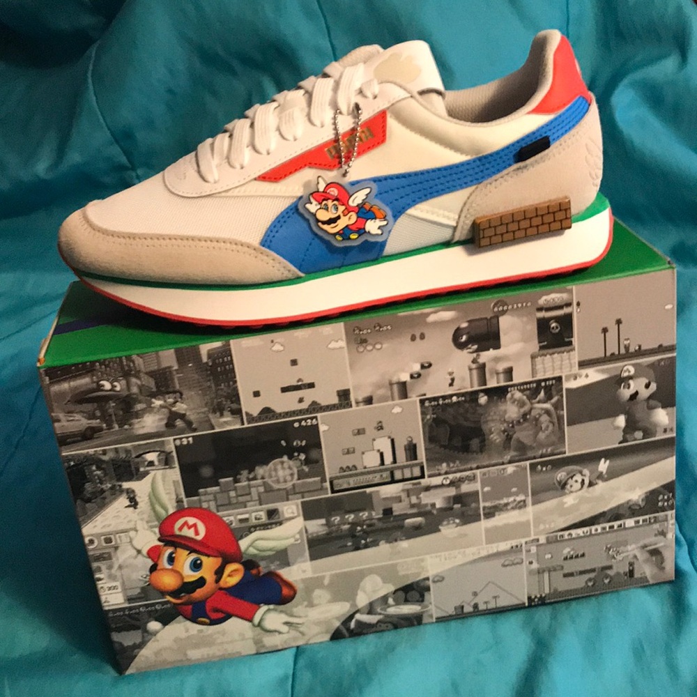 Puma future rider super Mario. Size 9. Brand new
